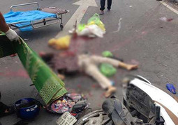 Đau xót cảnh 'hung thần' cán chết mẹ con thai phụ