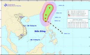 Bão Đỉnh núi sẽ quét qua những đâu?