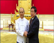 Tổng thống Myanmar tiếp Bộ trưởng Bộ Thông tin và Truyền thông