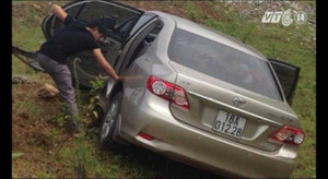 Clip: Vụ tai nạn đầu tiên trên cao tốc Nội Bài - Lào Cai