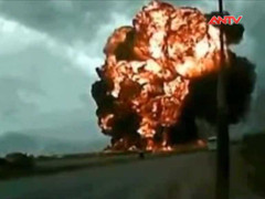 Clip: Rơi trực thăng quân sự, 6 người thiệt mạng