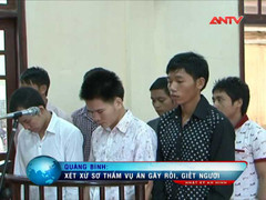 Quảng Bình: Xét xử nhóm giang hồ trả thù táo tợn