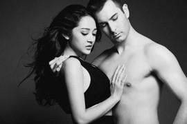 Bảo Anh nóng bỏng bên 'trai đẹp' ngoại quốc