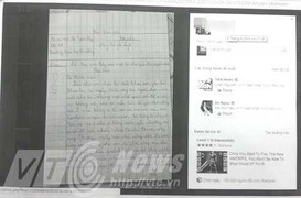 Diễn viên kịch ngụy tạo bài văn ‘Thư gửi bố ngoài đảo xa’