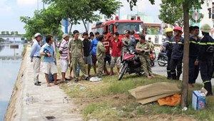 Clip: Cướp bị truy đuổi, nhảy xuống kênh bơi chết đuối