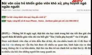 Phạt hành chính người ngụy tạo bức thư câu like