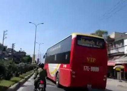 Cảnh sát 113 truy đuổi xe khách như phim hành động