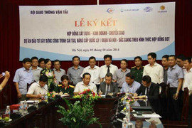 Ký kết Dự án công trình cải tạo, nâng cấp Quốc lộ 1 đoạn Hà Nội - Bắc Giang