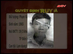 Lệnh truy nã các đối tượng tham ô tài sản 9/10