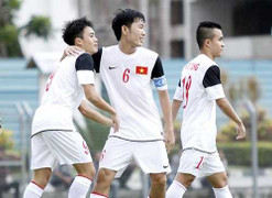 U19 Việt Nam đưa bóng chạm xà ngang khung thành