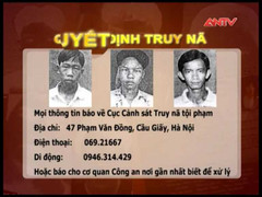 Lệnh truy nã các đối tượng chiếm đoạt tài sản 14/10