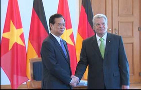 Thủ tướng Nguyễn Tấn Dũng hội kiến Tổng thống Đức