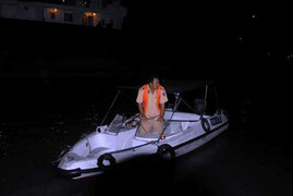 Tàu đâm nhau trên sông Sài Gòn, 1 người mất tích