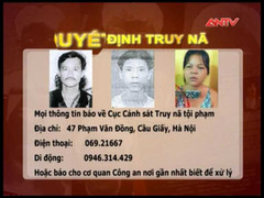 Lệnh truy nã đối tượng buôn bán ma túy 21/10