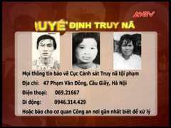 Lệnh truy nã đối tượng giết người 22/10