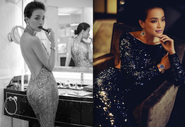 Thư Kỳ khoe lưng trần, vòng ba hút mắt