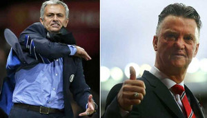 Mourinho cáu tiết, Van Gaal vui vẻ sau đại chiến