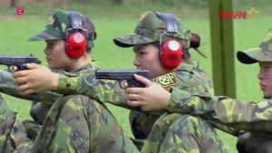 Xạ thủ Việt Nam chuẩn bị tranh tài giải quân đội ASEAN