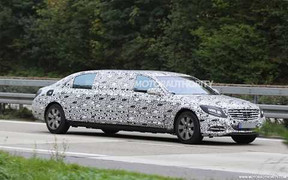 Xe chống đạn của Mercedes bị chụp trộm trên đường thử