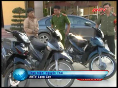 Bắt tên trộm khiêng xe máy sang Trung Quốc tiêu thụ