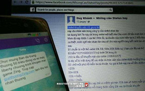 Triệt phá ổ nhóm 'giăng bẫy' tin nhắn trên mạng xã hội