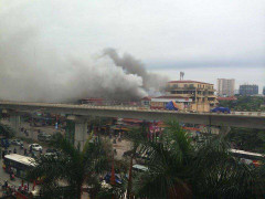 Hà Nội: Cháy lớn tại quán cà phê quận Thanh Xuân Bắc