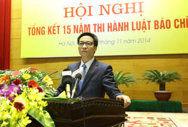 Phó Thủ tướng: Luật Báo chí cần tránh luật 'khung', luật 'ống'