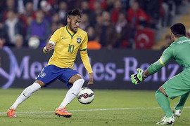 Neymar lập cú đúp, Brazil đè bẹp Thổ Nhĩ Kỳ