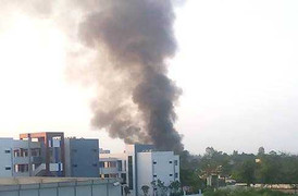 Hà Nội: Nổ lớn, khói đen nghi ngút tại nhà máy thuộc Bộ Công an