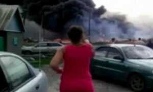 Xuất hiện clip mới về MH17 bốc cháy ngùn ngụt gây sốc