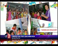 Một ngày của chàng trai làm giáo viên mầm non