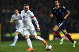 Rooney lập cú đúp, Anh thắng dễ Scotland