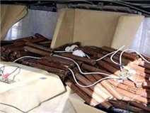 Bắt vụ vận chuyển thuốc nổ lớn kỷ lục