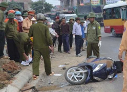 Xe bồn cán ngang người một thiếu nữ