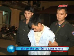 Bắt nóng kẻ cất giấu 10 bánh heroin trong cốp xe