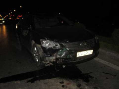 Xe Camry gây tai nạn liên hoàn trong đêm