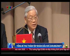 Video: Tổng Bí thư Nguyễn Phú Trọng thăm Tập đoàn dầu khí hàng đầu Nga