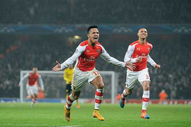 Hạ Dortmund, Arsenal giành vé đi tiếp