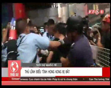 Video: Thủ lĩnh biểu tình Hong Kong bị bắt
