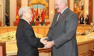 Tổng bí thư hội đàm với Tổng thống Belarus Lukashenko