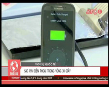 Xuất hiện công nghệ sạc đầy pin điện thoại trong 30 giây