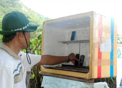 'Buồng' nghe điện thoại lạ lùng ở Côn Đảo