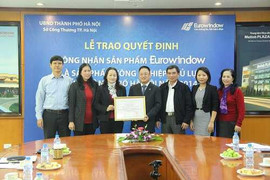 Eurowindow lần thứ 3 được công nhận sản phẩm chủ lực của Hà Nội