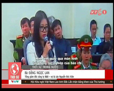 Clip: Vợ 'bầu Kiên' bật khóc tại phiên tòa xét xử chồng