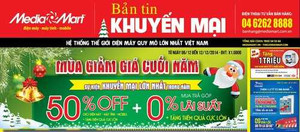 Sự kiện khuyến mại lớn nhất trong năm từ MediaMart
