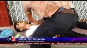 Clip: Hiệp sỹ cứu con nghiện sốc ma túy