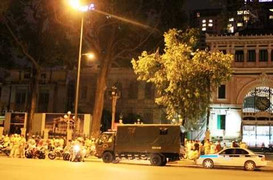 Diễn tập phòng thủ trong đêm lớn nhất từ trước đến nay ở TP.HCM