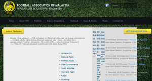 CĐV Việt Nam bị đánh, hacker tấn công website Liên đoàn Malaysia