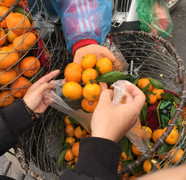 Quýt ngọt 15.000 đồng/kg tràn lòng đường Hà Nội