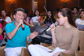 Mr Đàm tập luyện không ngừng nghỉ cùng Hà Hồ